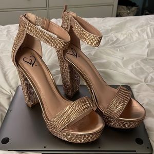 Windsor Rose Gold Heels